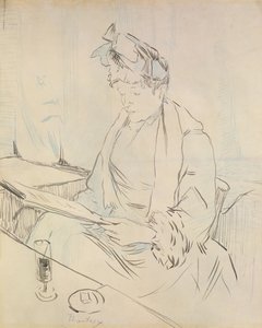 Au Café - Henri de Toulouse Lautrec